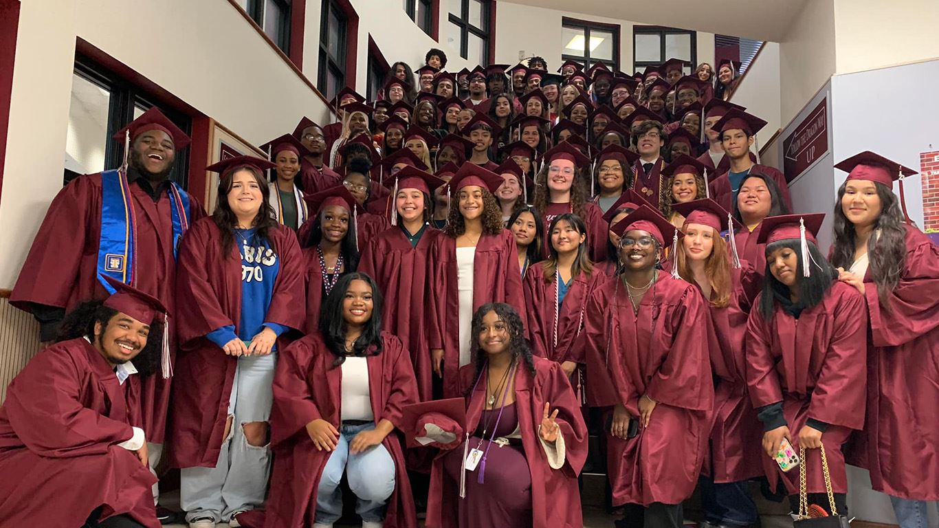 Graduation Parade at Durham MS